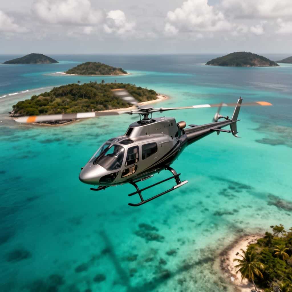 Exkluzív utazás helikopter
