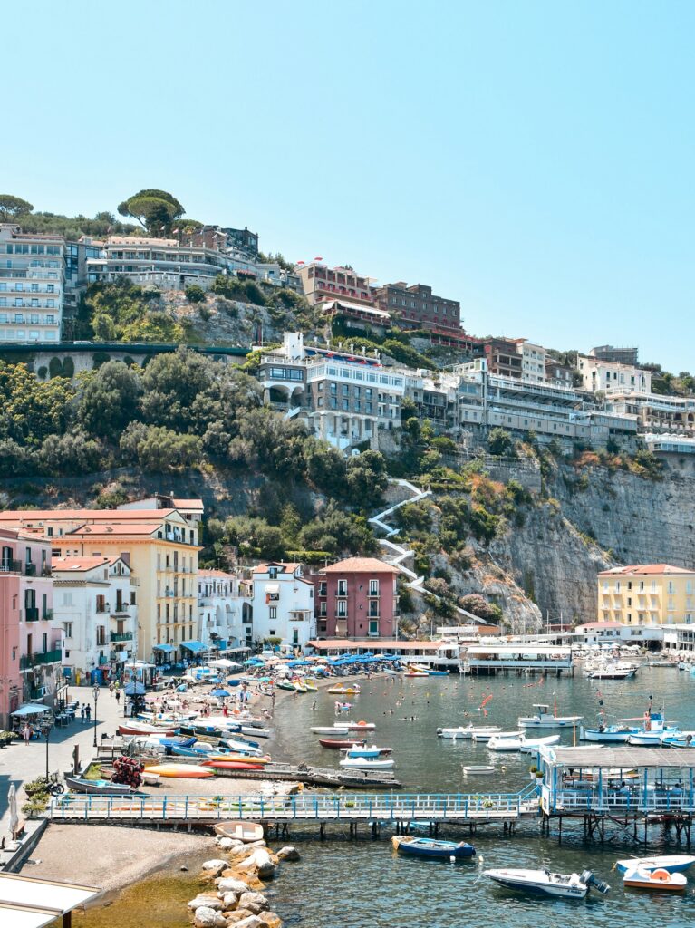 Sorrento és a kikötő