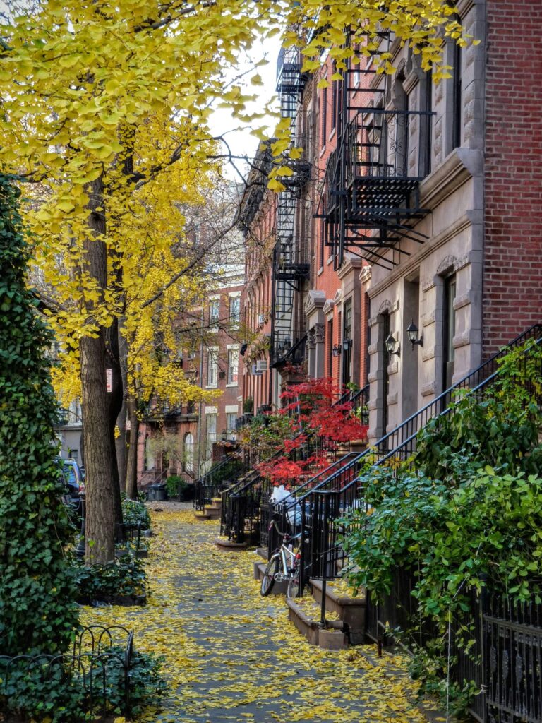 Greenwich Village hangulatos utcája