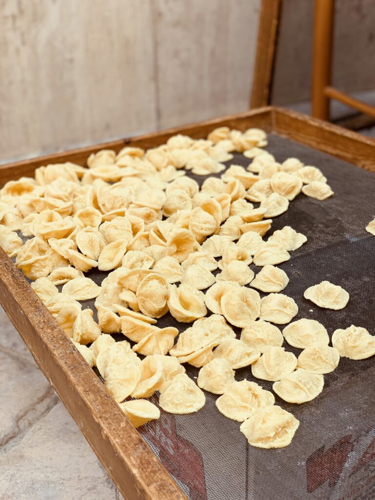 Kézzel gyúrt orecchiette tészta