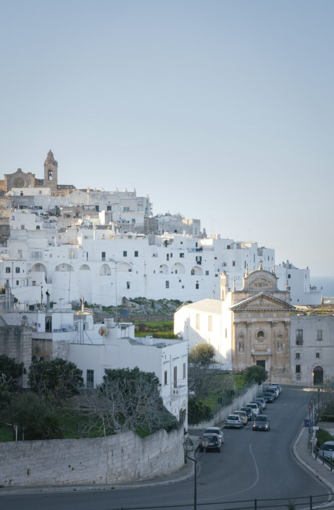 Ostuni a dombtetőn
